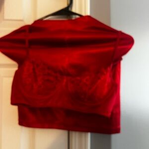 Fashion Nova Scarlet Lace Top